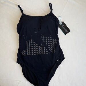 NWT Profile by Gottex Eyelet Cut Pattern Midsection